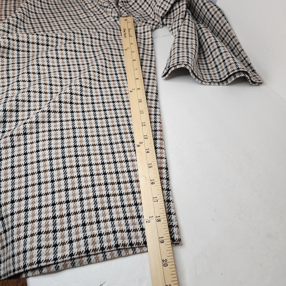 New Lands End Women Tall Houndstooth Capri Pull On Pants Size XL/T 14‎ Inseam 19 - Picture 8 of 9